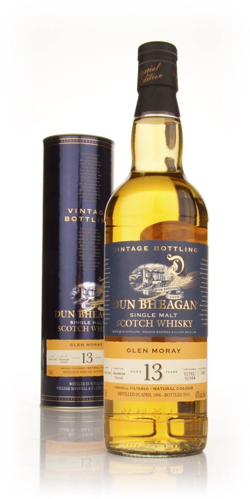 Glen Moray 13 Year Old 1996 - Dun Bheagan (Ian MacLeod) product image