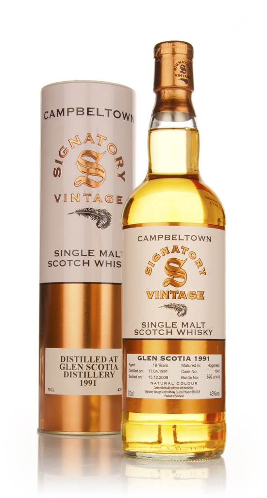 Glen Scotia 18 Year Old 1991 (Signatory) product image