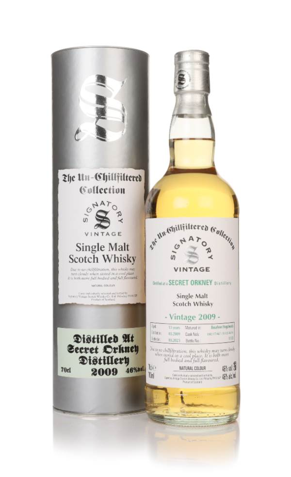 Secret Orkney 13 Year Old 2009 (casks DRU17/A67 11-12-14-16) - Un-Chillfiltered Collection (Signatory) product image