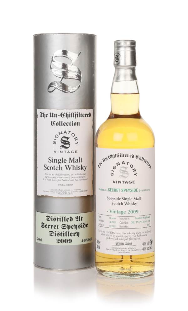 Secret Speyside 14 Year Old 2009 (cask DRU 17/A195 #144-148) - Un-Chillfiltered Collection (Signatory) product image