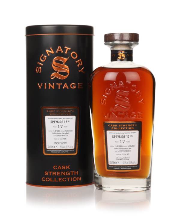Secret Speyside 17 Year Old 2005 (cask DRU 17/A106 #18) - Cask Strength Collection (Signatory) product image