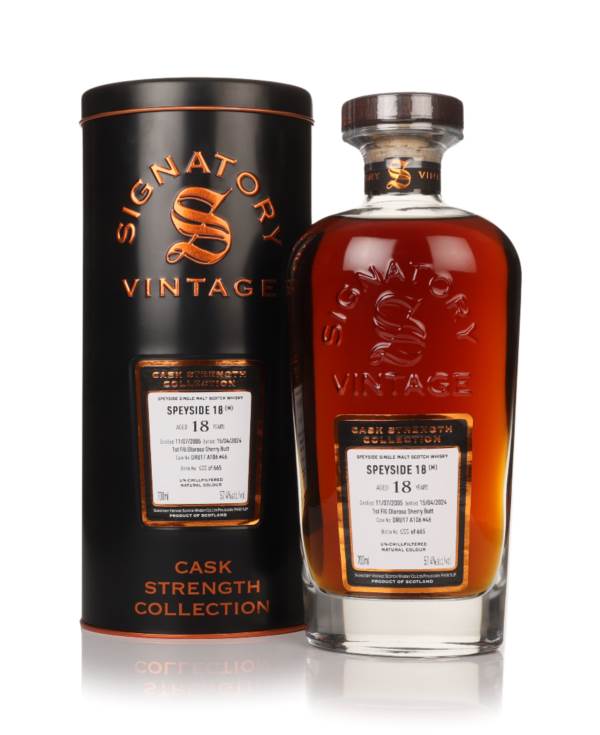 Secret Speyside 18 Year Old 2005 (cask DRU17 A106 #46) - Cask Strength Collection (Signatory) product image