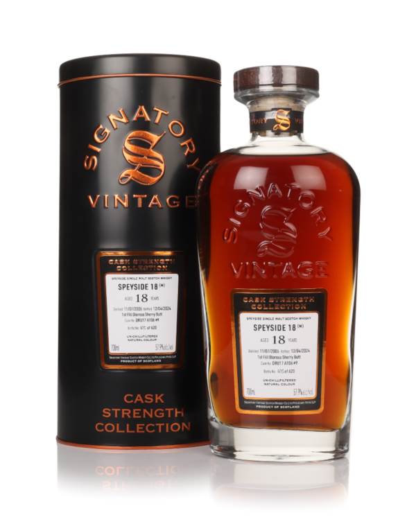 Secret Speyside 18 Year Old 2005 (cask DRU17 A106 #9) - Cask Strength Collection (Signatory) product image