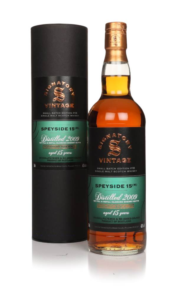 Speyside (M) 15 Year Old 2009 - Small Batch Edition #18 (Signatory) product image