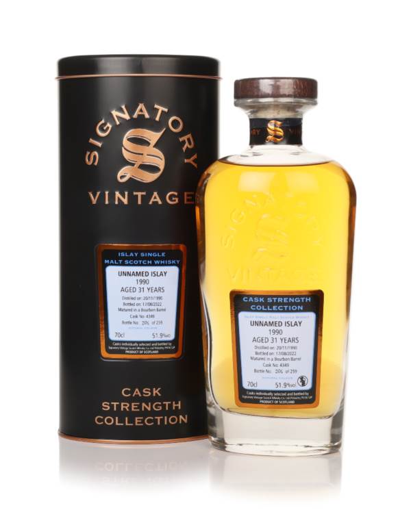 Unnamed Islay 31 Year Old 1990 (cask 4349) - Cask Strength Collection (Signatory) product image