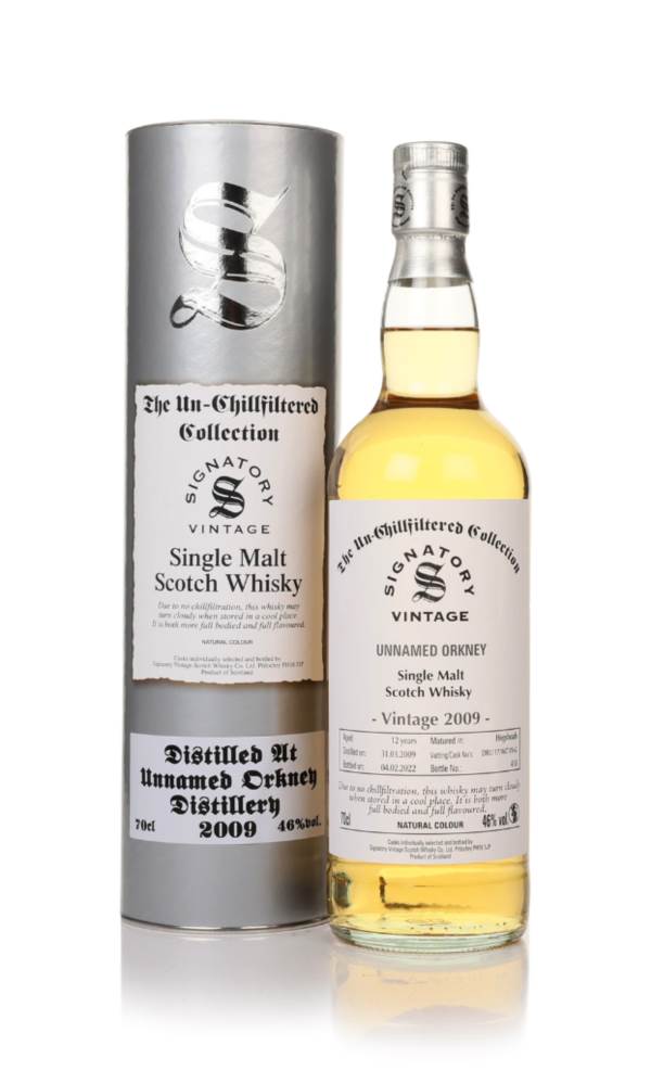 Unnamed Orkney 12 Year Old 2009 (casks DRU17/A67 #1+2) - Un-Chillfiltered Collection (Signatory) product image