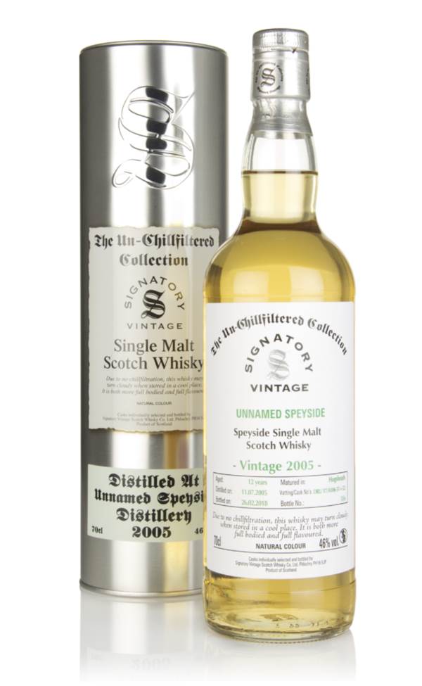 Unnamed Speyside 12 Year Old 2005 - Un-Chillfiltered Collection (Signatory) product image