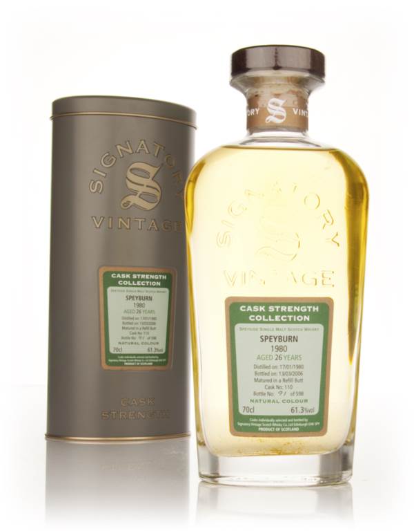Speyburn 26 Year Old 1980 Cask 110 - Cask Strength Collection (Signatory) product image