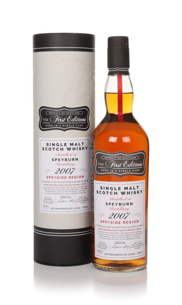 Speyburn 16 Year Old 2007 (cask 20618) - The First Editions (Hunter Laing) product image