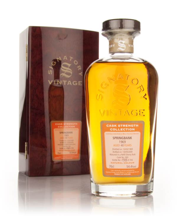 Springbank 40 Year Old 1969 - Cask Strength Collection (Signatory) product image