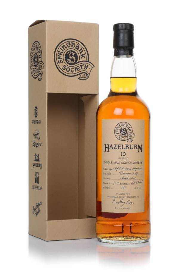 Hazelburn 10 Year Old 2007 - Springbank Society product image