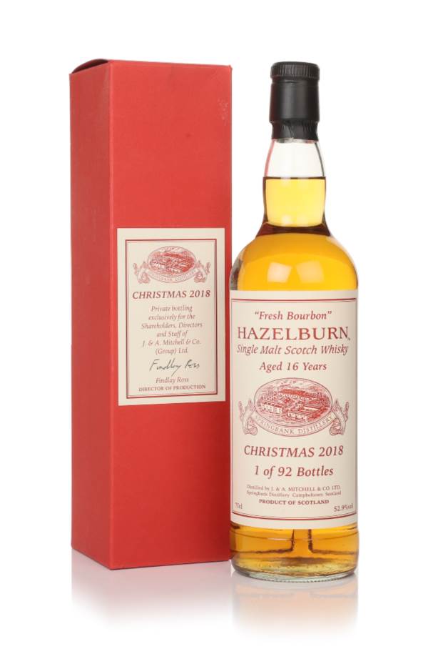 Hazelburn 16 Year Old Christmas 2018 - Fresh Bourbon product image
