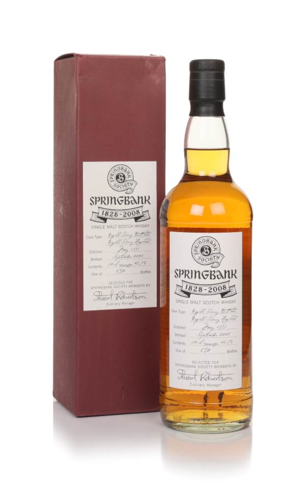 Springbank 1997 (bottled 2008) 180th Anniversary - Springbank Society product image