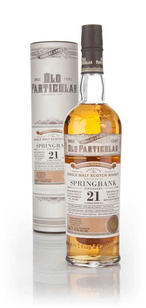 Springbank 21 Year Old 1993 (cask 10527) - Old Particular (Douglas Laing) product image
