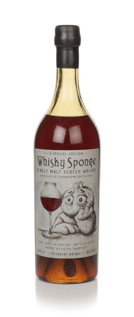 Springbank 26 Year Old 1996 Whisky Sponge Special Edition  (Decadent Drinks) product image