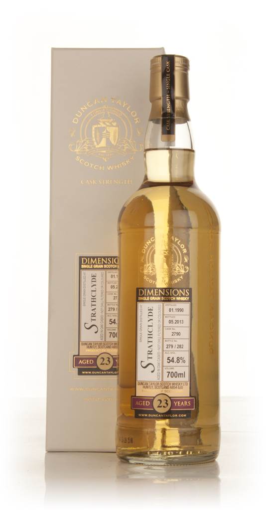Strathclyde 23 Year Old 1990 (cask 2790) - Dimensions (Duncan Taylor) product image