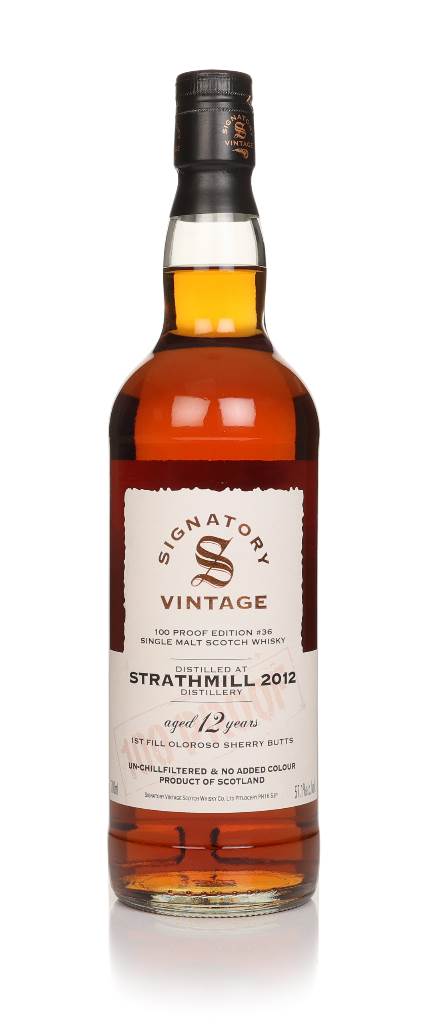 Strathmill 12 Year Old 2012 - 100 Proof Edition #36 (Signatory) product image