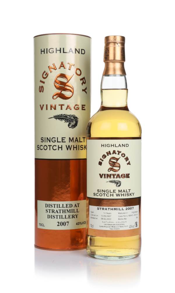 Strathmill 14 Year Old 2007 (casks 805451 & 805453) - Signatory Vintage product image