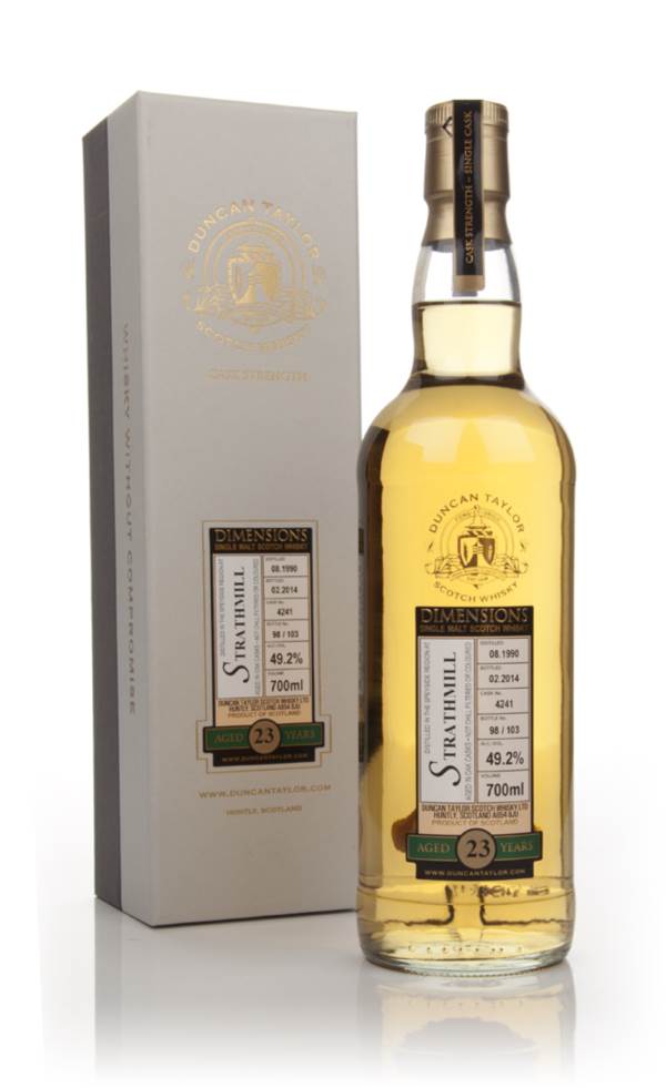 Strathmill 23 Year Old 1990 (cask 4241) - Dimensions (Duncan Taylor) product image