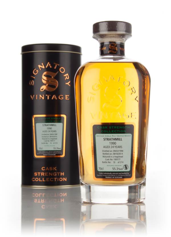 Strathmill 24 Year Old 1990 (cask 100177) - Cask Strength Collection (Signatory) product image