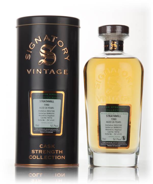 Strathmill 26 Year Old 1990 (cask 100192) - Cask Strength Collection (Signatory) product image