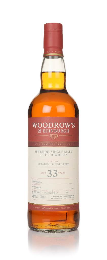 Strathmill 33 Year Old 1991 (cask 2147) - Woodrow's of Edinburgh product image