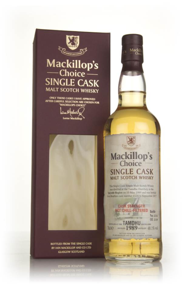 Tamdhu 28 Year Old 1989 (cask 4126) - Mackillop's Choice product image