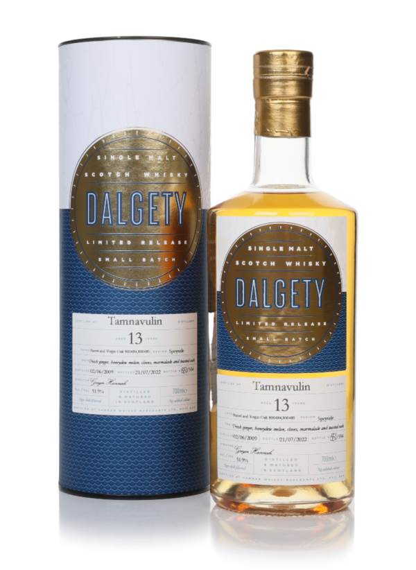 Tamnavulin 13 Year Old 2009 (casks 800484 & 800485) - Dalgety (Hannah Whisky Merchants) product image