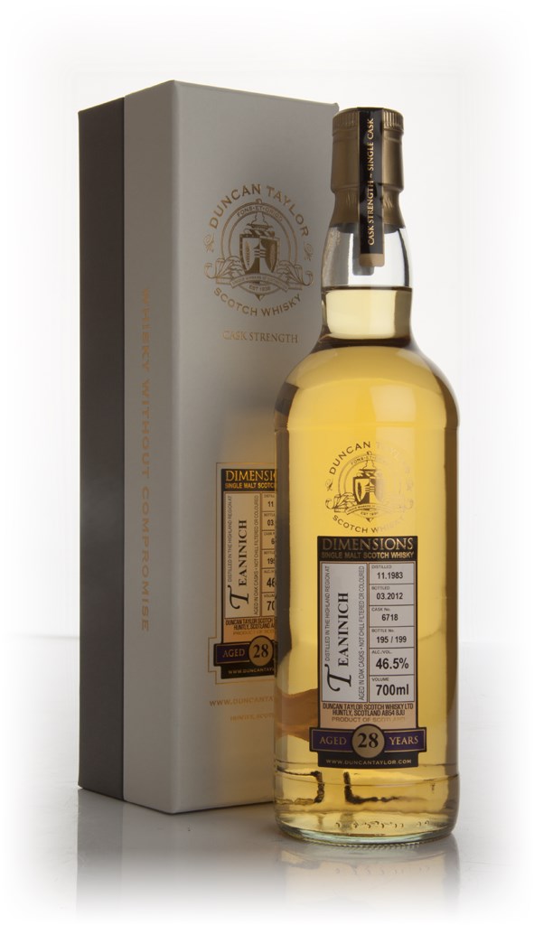 Teaninich 28 Year Old 1983 - Dimensions (Duncan Taylor)