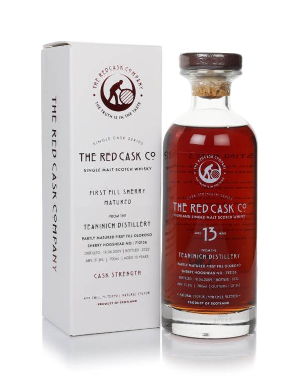 Teaninich 13 Year Old 2009 (cask 712136) - Single Cask Series (The Red Cask Company) product image