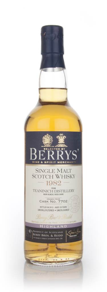 Teaninich 29 Year Old 1982 (Berry Bros. & Rudd) product image