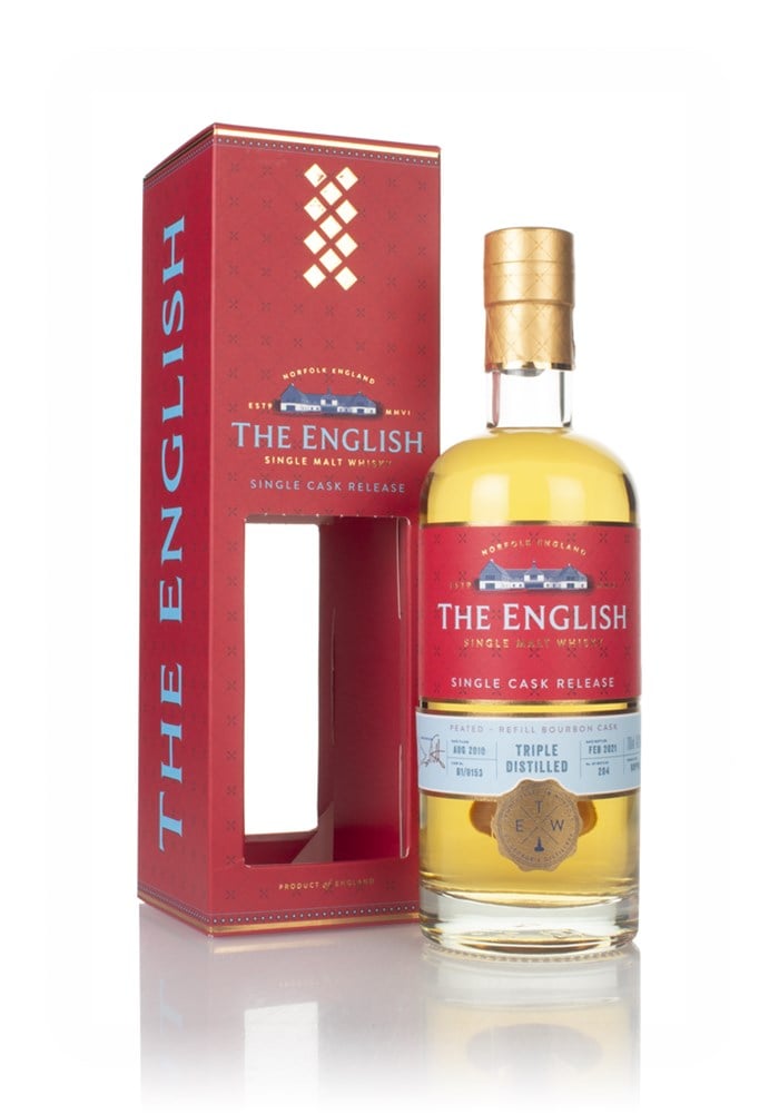 The English Single Cask Release - Triple Distilled Peated