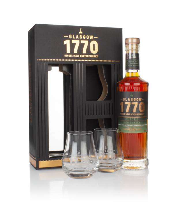 Glasgow 1770 - Peated Gift Pack with 2x Glasses product image