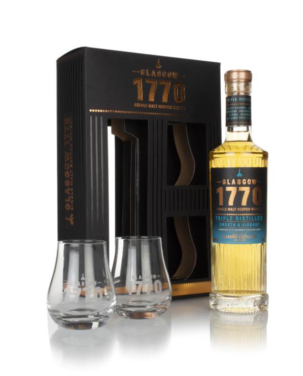 Glasgow 1770 - Triple Distilled Gift Pack with 2x Glasses product image