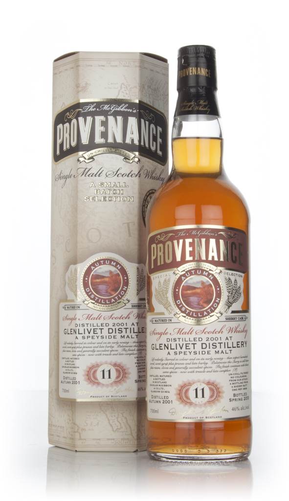 Glenlivet 11 Year Old 2001 (cask 9638) - Provenance (Douglas Laing) product image