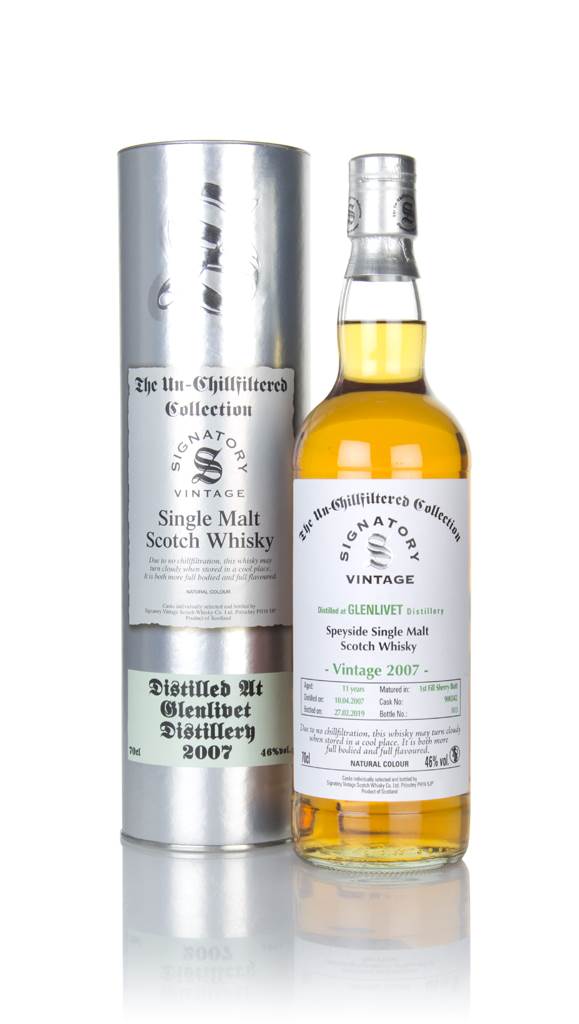 Glenlivet 11 Year Old 2007 (cask 900242) - Un-Chillfiltered Collection (Signatory) product image