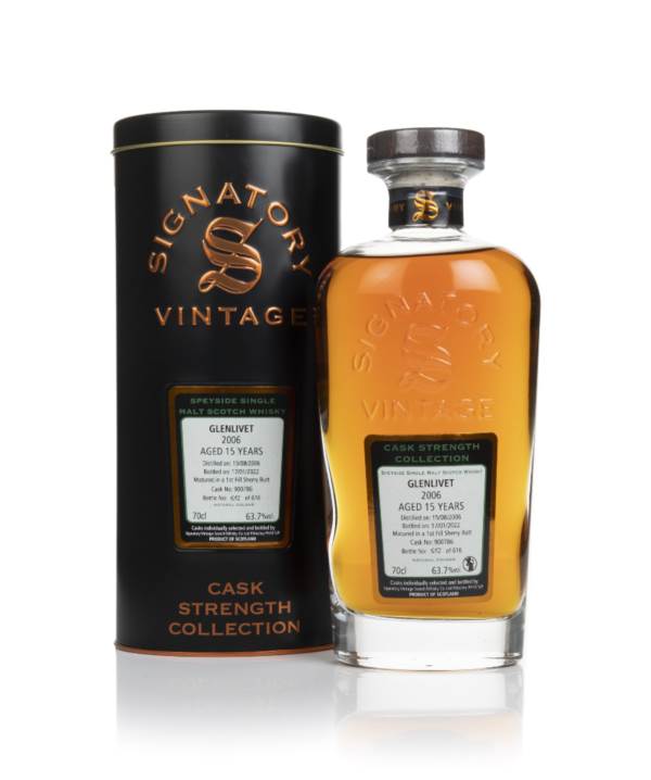 Glenlivet 15 Year Old 2006 (cask 900786) - Cask Strength Collection (Signatory) product image