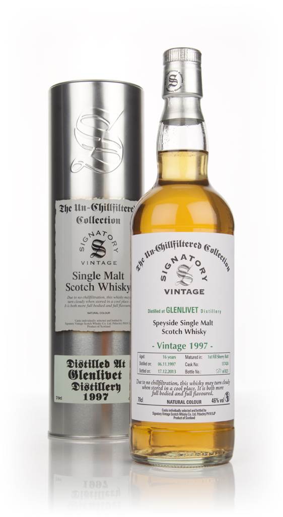 Glenlivet 16 Year Old 1997 (cask 157424) - Un-Chillfiltered (Signatory) product image