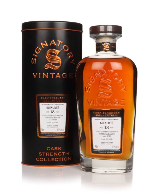 Glenlivet 18 Year Old 2006 (cask 901028) - Cask Strength Collection (Signatory) product image