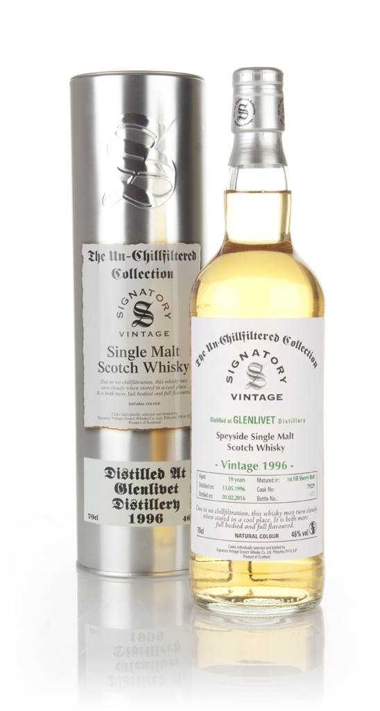 Glenlivet 19 Year Old 1996 (cask 79229) - Un-Chillfiltered (Signatory) product image