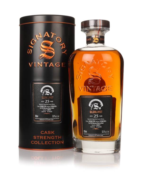 Glenlivet 25 Year Old 1998 (cask 128819) - Cask Strength Collection (Signatory) product image