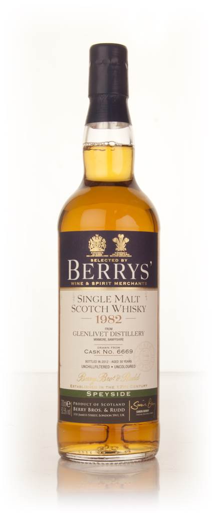 Glenlivet 30 Year Old 1982 (cask 6669) (Berry Bros. & Rudd) product image