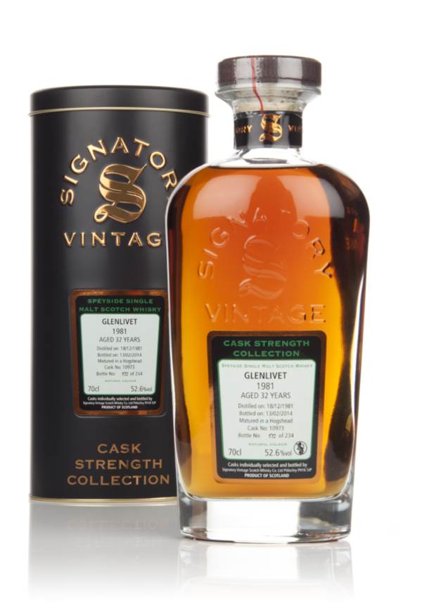 Glenlivet 32 Year Old 1981 (cask 10973) - Cask Strength Collection (Signatory) product image