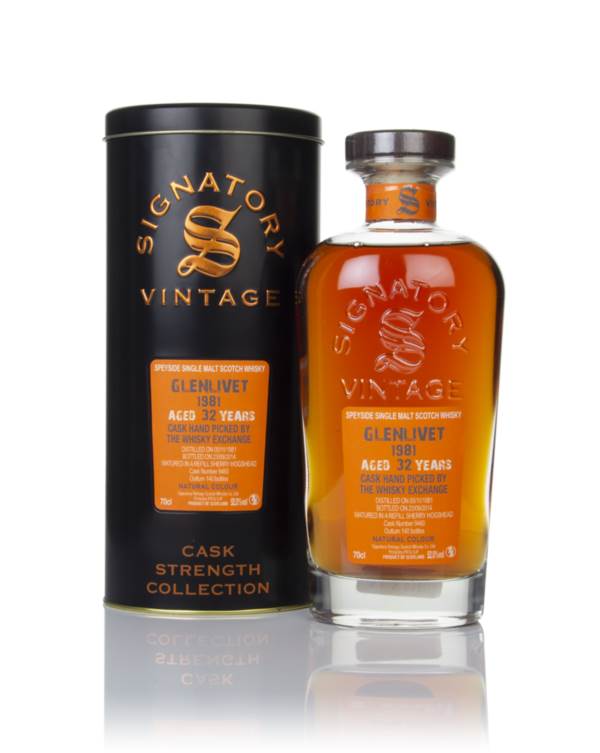Glenlivet 32 Year Old 1981 (cask 9460) - Cask Strength Collection (Signatory) product image