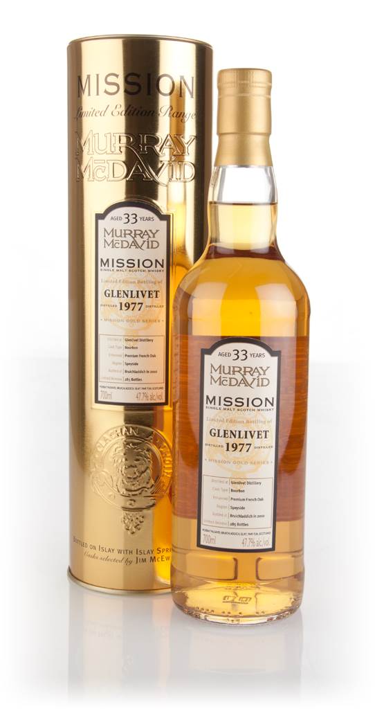 Glenlivet 33 Year Old 1977 - Mission Gold (Murray McDavid) product image
