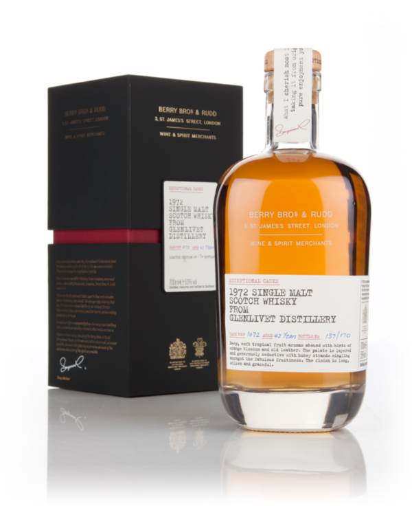 Glenlivet 42 Year Old 1972 (cask 1072) - Exceptional Casks (Berry Bros. & Rudd) product image