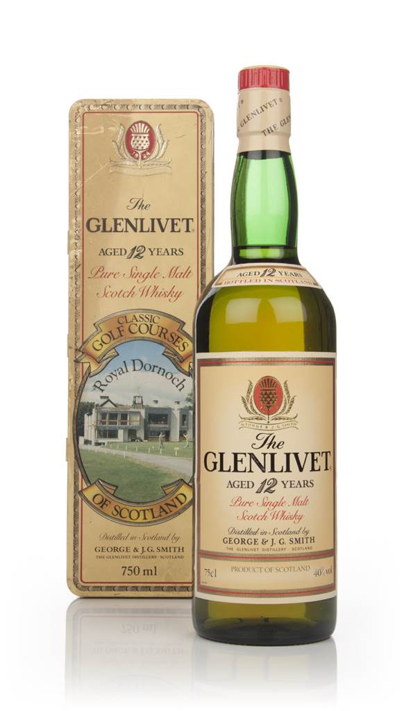 The Glenlivet 12 Year Old - Classic Golf Courses of Scotland (Royal Dornoch) - 1980s product image