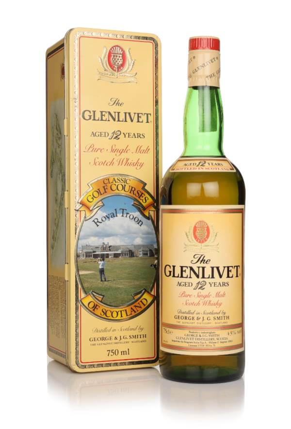 The Glenlivet 12 Year Old - Classic Golf Courses of Scotland (Royal Troon) - 1980s product image