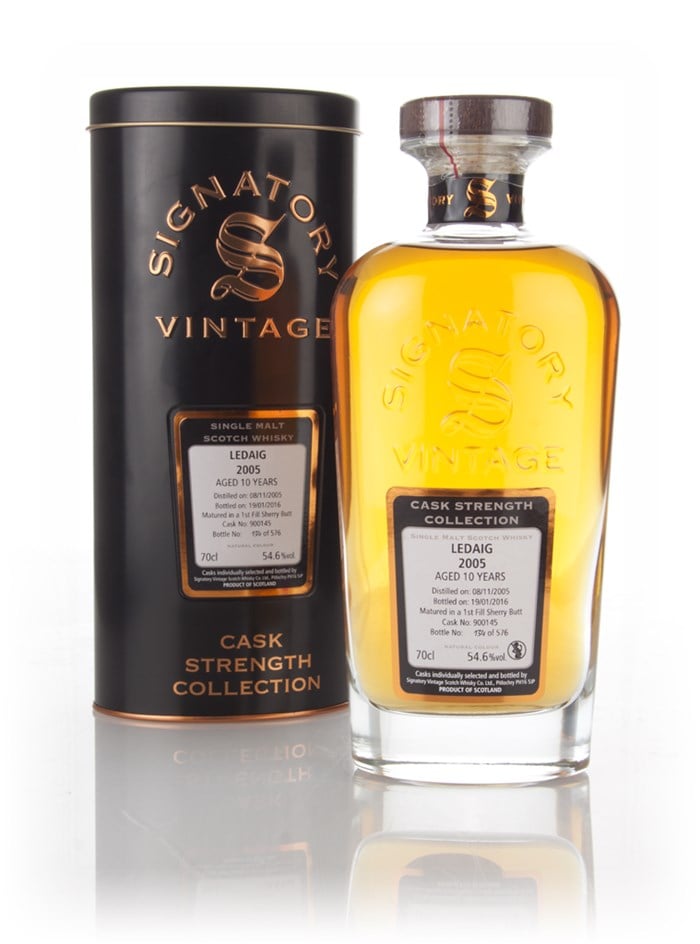 Ledaig 10 Year Old 2005 (cask 900145) - Cask Strength Collection (Signatory)