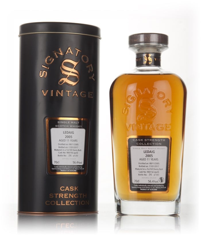 Ledaig 11 Year Old 2005 (cask 900156) - Cask Strength Collection (Signatory)